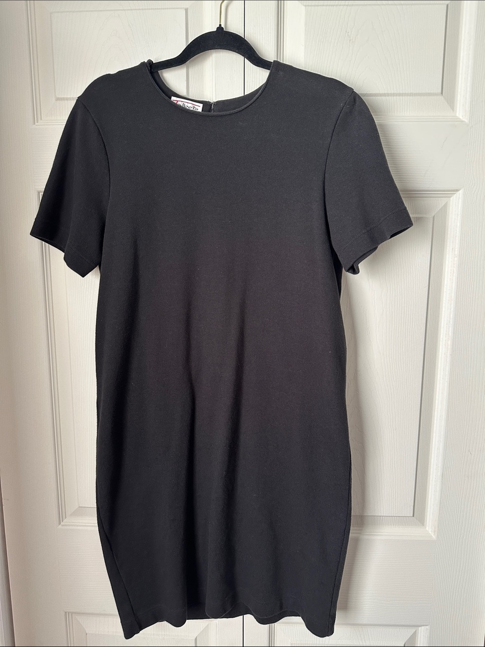 Talbots Classic Black Short Sleeve Black Dress